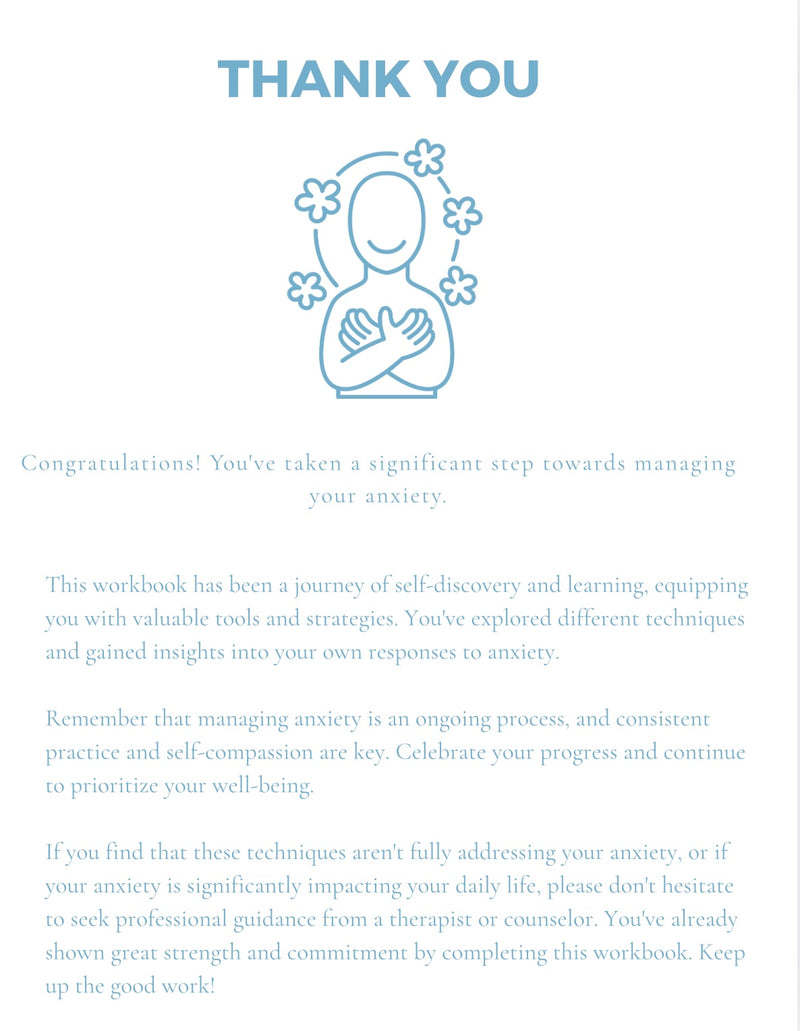 Mastering Anxiety: A Workbook for Building Resilience